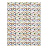 Retro Winter Whimsical Tea Party Tafelkleed (Voorkant)