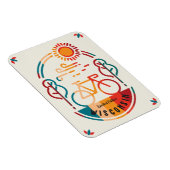Retro Wisconsin Fietsroute Magneet (Rechterzijde)