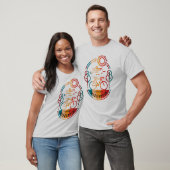 Retro Wisconsin Fietsroute T-shirt (Unisex)