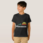 Retro Wisconsin State Park WI Home T-shirt (Voorkant volledig)