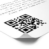 Retro Wishing Well Honeymoon Fund Trouwbord Poster (Hoek)