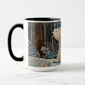 Retro wit beer boho winterbos mok (Links)