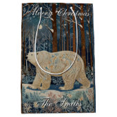 Retro wit beer boho winterbos personaliseren medium cadeauzakje (Voorkant)