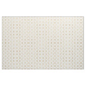 Retro Wit Goud Daisy Bloemen Stof (Fat Quarter)
