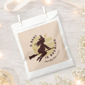 Retro Witch Baby is Baby shower Bedankzakje (Geknipt)