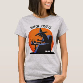 Retro Witch Craft Halloween T-shirt
