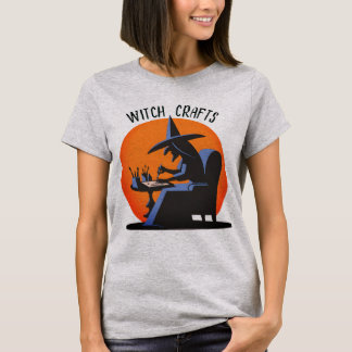 Retro Witch Craft Halloween T-shirt