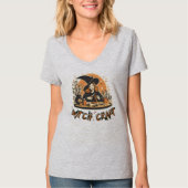 Retro Witch Craft Halloween T-shirt (Voorkant)