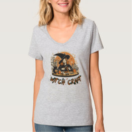 Retro Witch Craft Halloween T-shirt