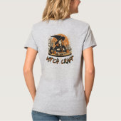 Retro Witch Craft Halloween T-shirt (Achterkant)
