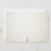 Retro Witch Halloween uitnodiging (Achterkant)