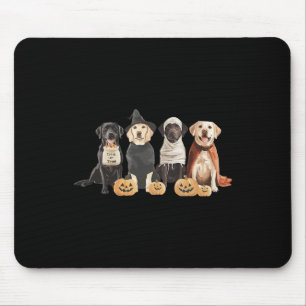 Retro Witch Labrador Retriever Halloween Labrador Muismat