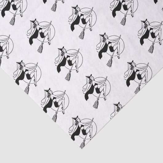 Retro Witch Tissuepapier (Detail)