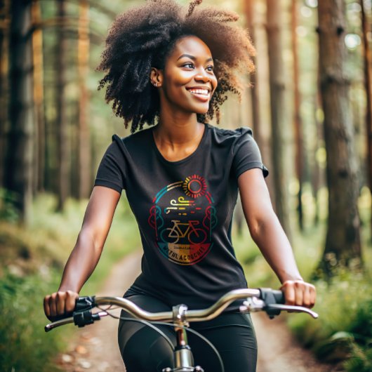 Retro With Lacoochee Fietsroute T-shirt