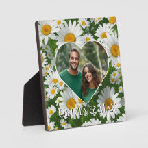 Retro witte bloemenmadelieffoto hartfoto