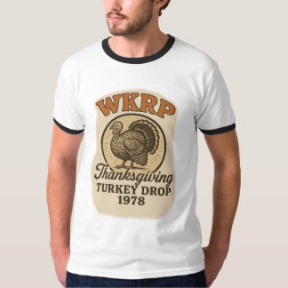 Retro WKRP Thanksgiving Turkey Drop 1978 Vintage G T-shirt