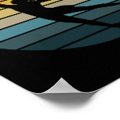 Retro WNBA Basketbal Logo Poster (Hoek)