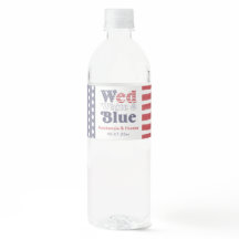 Retro Woensdag Wit Blauw Achtertuin Bruiloft Borre