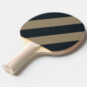 Retro Woestijn Drie Vette Strepen Tafeltennisbatje (Voorkant Gekanteld)