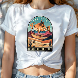 Retro Woestijn Familie Vakantie ID1134 T-shirt