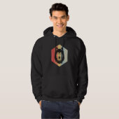 Retro Wolf Hoodie (Voorkant volledig)