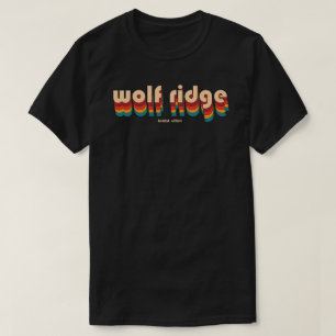 Retro Wolf Ridge Ski T-shirt