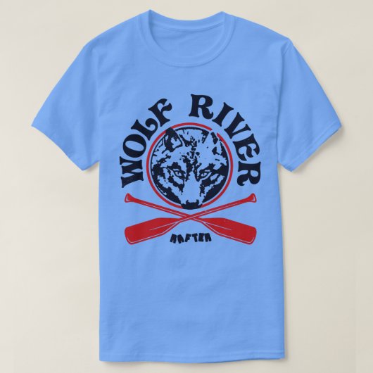 Retro  Wolf River Rafting (1) T-shirt (Design voorkant)