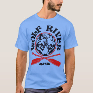 Retro  Wolf River Rafting (1) T-shirt