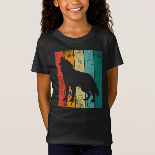 Retro Wolf T-shirt (Voorkant)