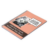 Retro Woman aan de telefoon, Drama Notitieboek (Linkerzijde)