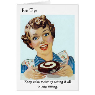 Retro Woman - Al je Cake eten,