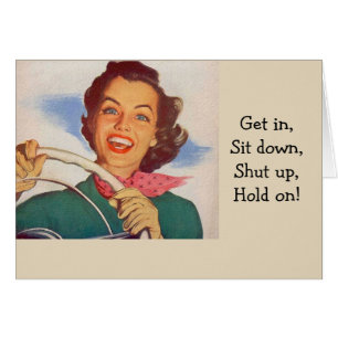 Retro Woman - Crazy Driver