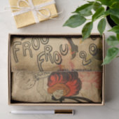  Retro Woman Dancer Floral French uit de jaren 20 Tissuepapier (Geschenk)