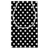 Retro Woman Gift Bag Klein Cadeauzakje (Achterkant)