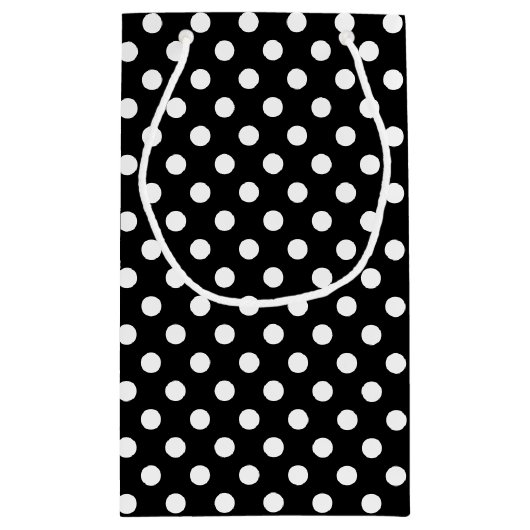 Retro Woman Gift Bag Klein Cadeauzakje (Achterkant)