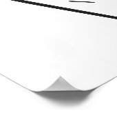  Retro Woman houdt vol stil te blijven Poster (Hoek)