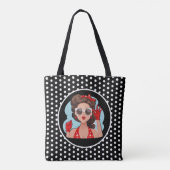 Retro Woman Tas (Achterkant)