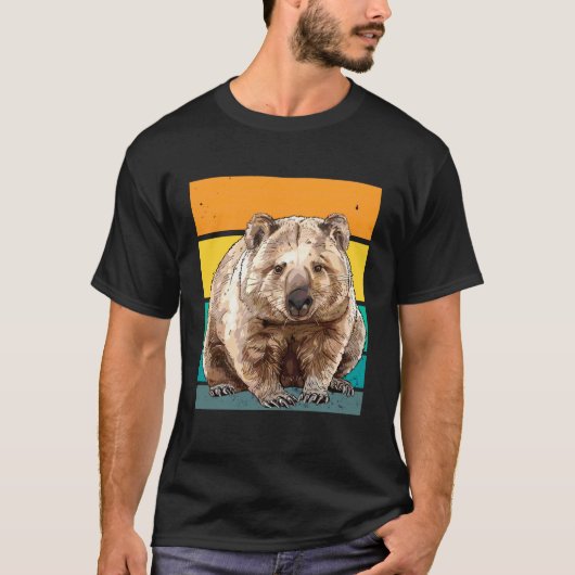 Retro Wombat T-shirt (Voorkant)