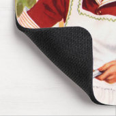  Retro Women Kitsch 50s Keukenmagisch Muismat (Hoek)