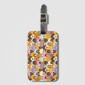 Retro Women of the World Pattern Bagagelabel (Voorkant (verticaal))