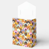 Retro Women of the World Pattern Bedankdoosjes (Geopend)