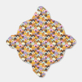 Retro Women of the World Pattern Bedankdoosjes (Uitgevouwen)