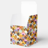 Retro Women of the World Pattern Bedankdoosjes (Geopend)