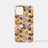 Retro Women of the World Pattern iPhone Hoesje (Achterkant)