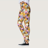 Retro Women of the World Pattern Leggings (Links)