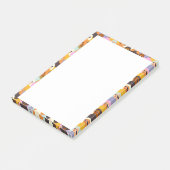 Retro Women of the World Pattern Post-it® Notes (Schuin)