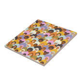 Retro Women of the World Pattern Tegeltje (Zijkant)