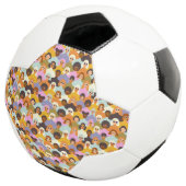Retro Women of the World Pattern Voetbal (Drie kwart)