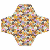 Retro Women of the World Pattern Voetbal (Enkel)