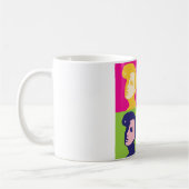 Retro Women Pop Art Koffiemok (Links)